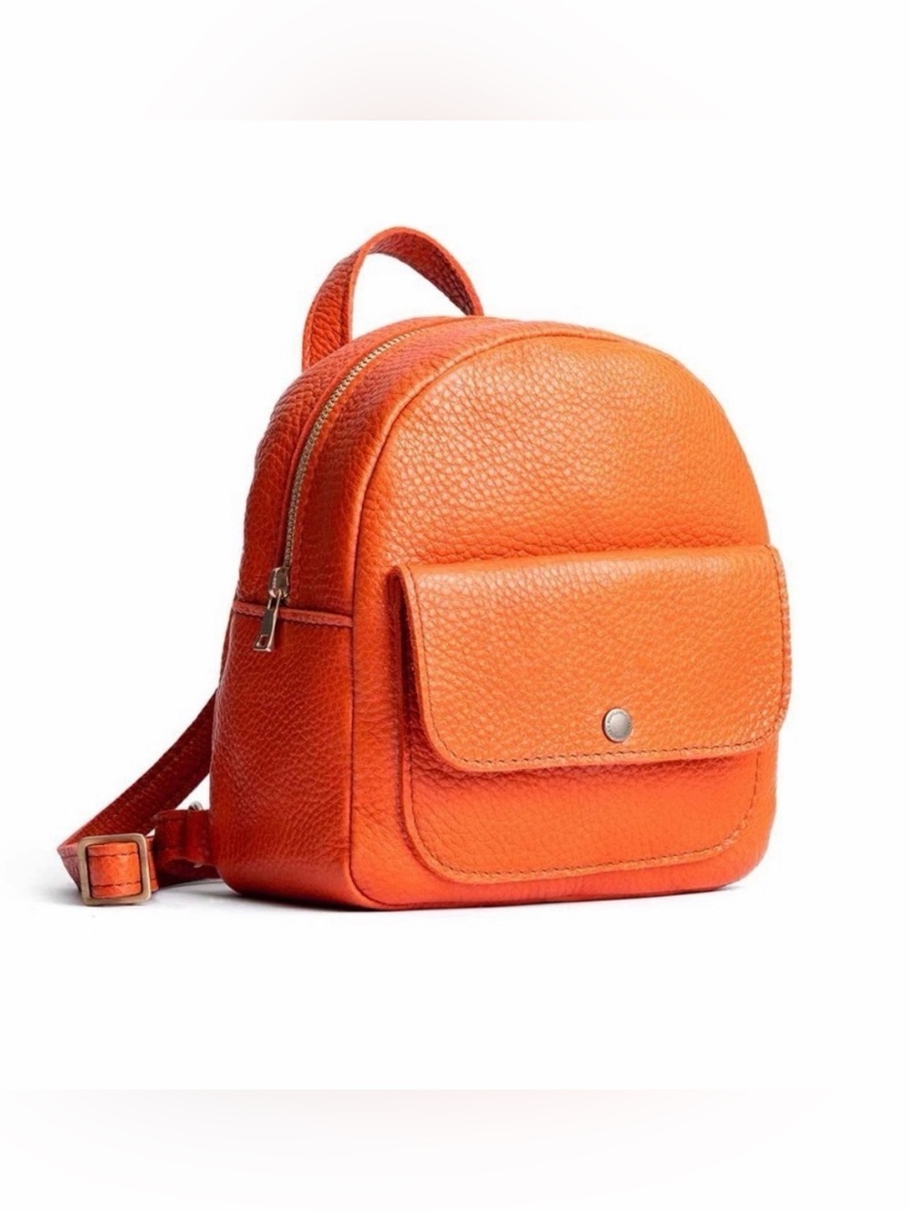 Portland Leather Goods Mini Backpack - Orange